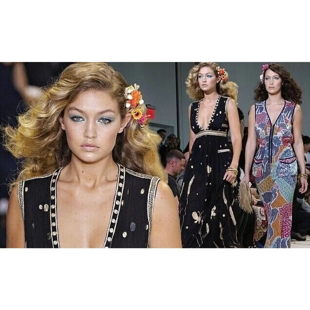 RARE Archival Diane Von Furstenberg DVF 16 Runway Show Hair Wedding Boho Clip OR - Picture 6 of 15